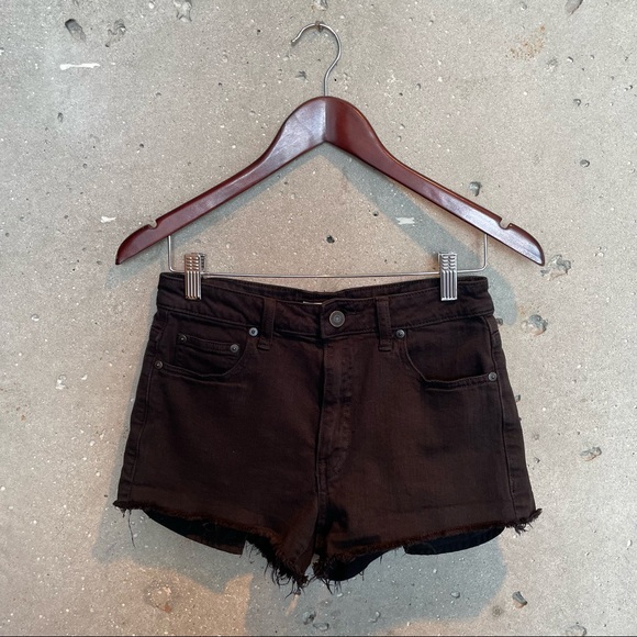 Talula black denim shorts. Size 27. - Picture 1 of 5